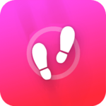 pedometer step counter android application logo